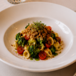 Scialatielli alla Gallinella di Mare, Pomodorini del Piennolo e Fondo di Pesce
