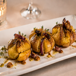 Capesante Gratinate alle Tre Panure Aromatiche