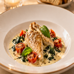 Melanzane Ripiene al Forno con Scamorza, Pomodorini e Olive Taggiasche